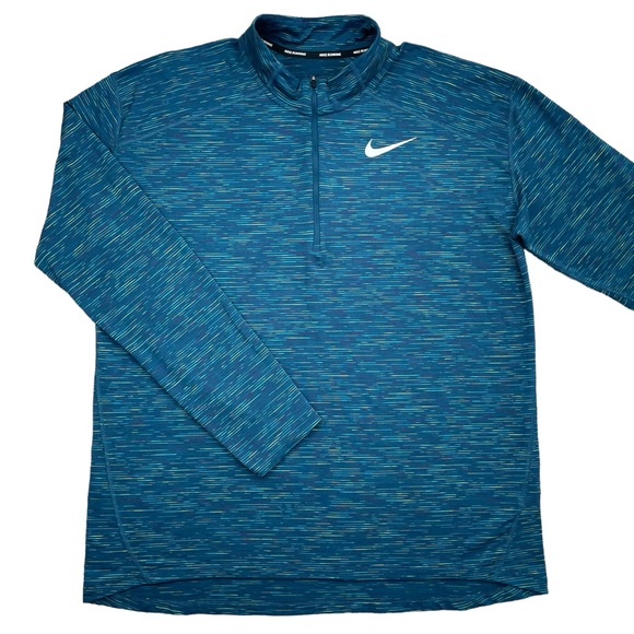 Nike Running Men’s Cool Colorful Pattern 1/4 Zip Pullover Activewear Jacket XL - Picture 1 of 10